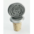 Bottle Stopper w/ Cast Emblem Insert